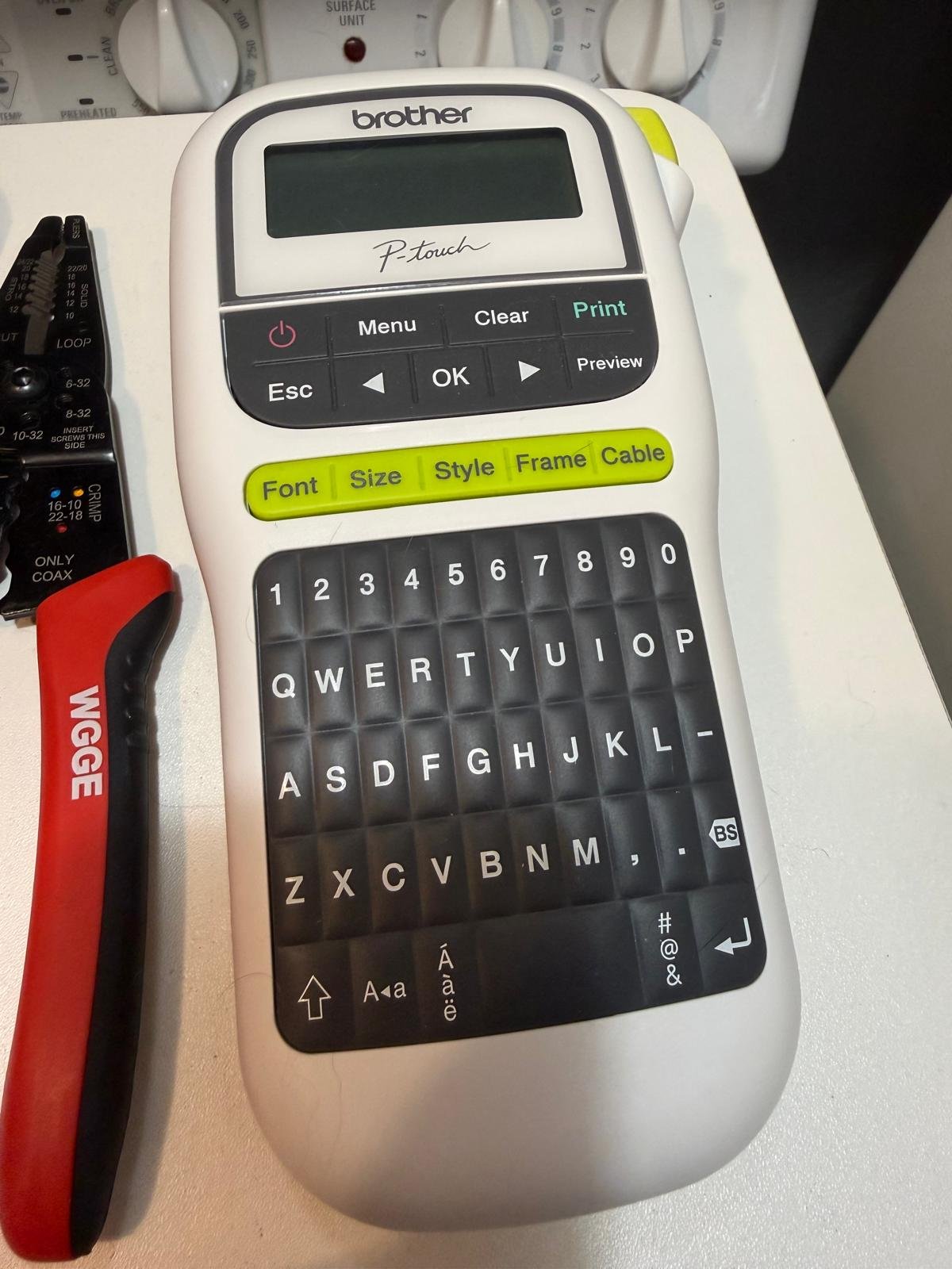 Brother P-touch label maker photo